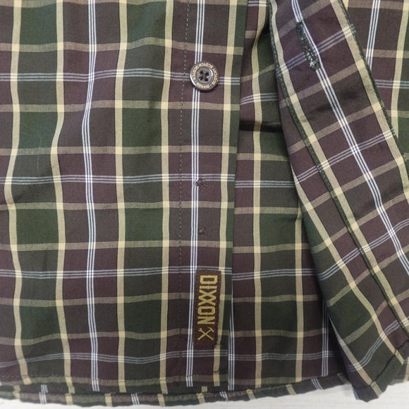 Dixxon “Scotch” Short Sleeve Bamboo Blend Plaid Shirt L - Picture 3 of 7